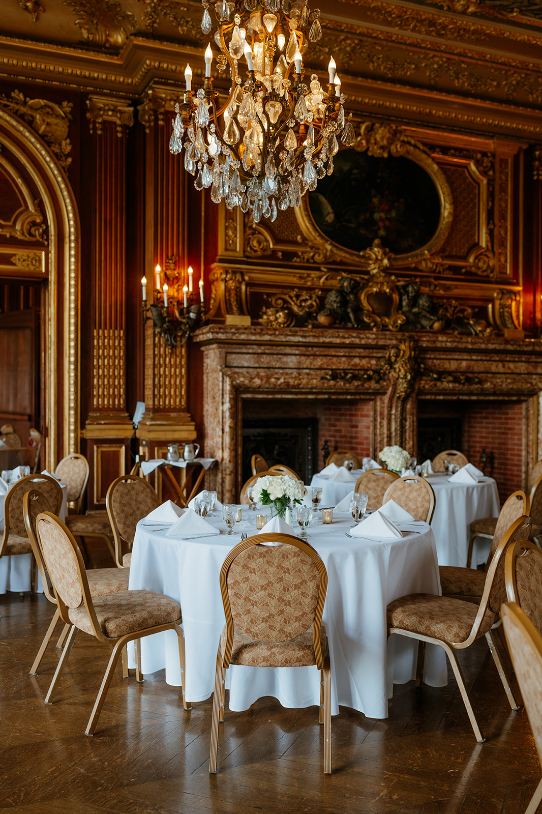 ballroom wedding reception at Newport, Rhode Island