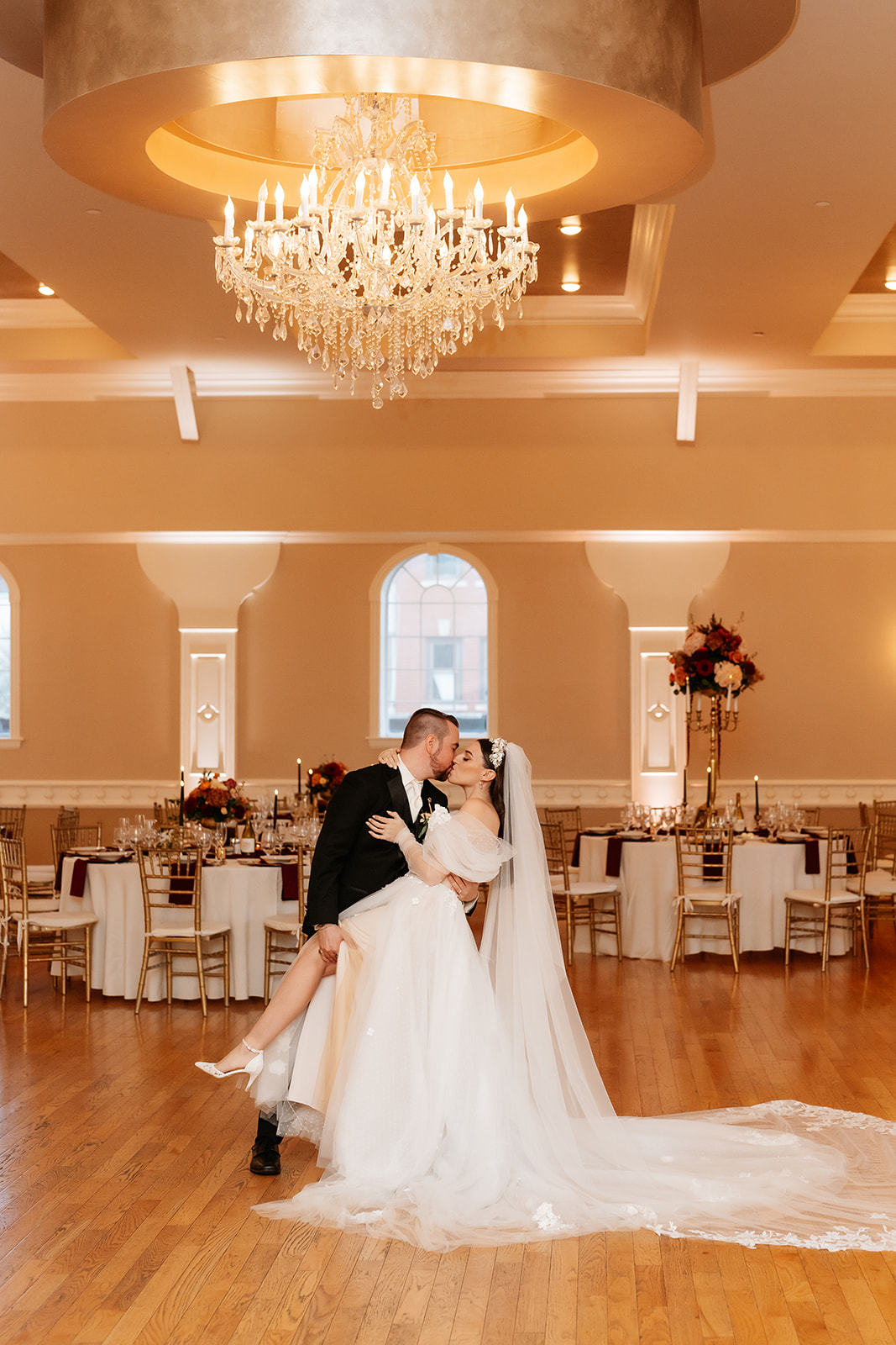 ballroom wedding reception in Massachusetts 