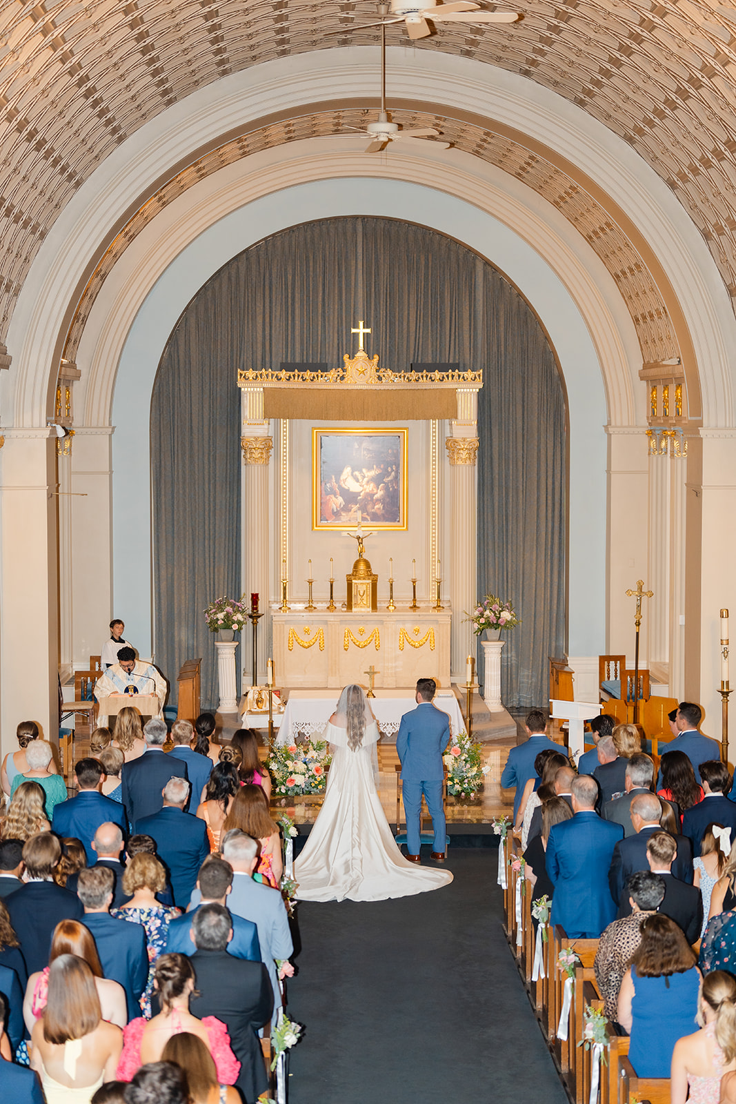 wedding ceremony photo in achurch